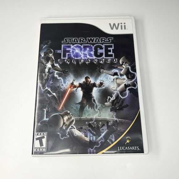 Star Wars: The Force Unleashed (Nintendo Wii, 2008) Complete w/ Manual TESTED - Picture 1 of 8